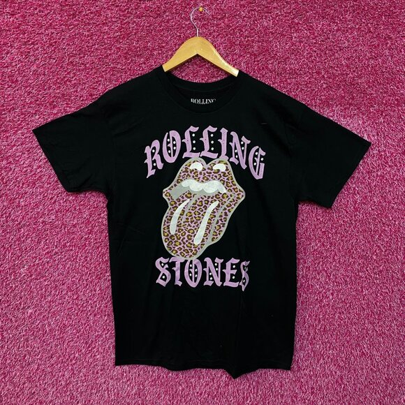 The Rolling Stone Cheetah Print Logo Tshirt size Large - Picture 1 of 4